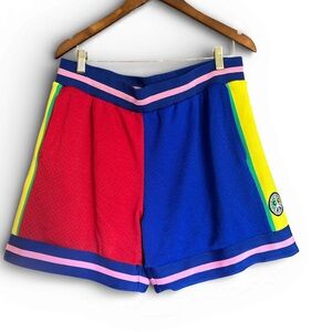 Cross Colours Peace Colorful Athletic Men's Shorts